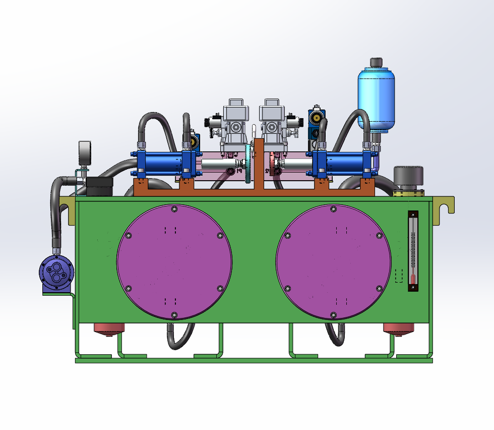 比例伺服液压系统液压缸加载系统设计（SW+CAD+说明书）